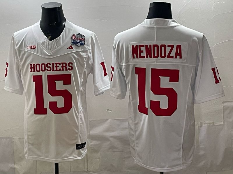 Men Ohio State Buckeyes #15 Mendoza White 3th generations Nike Limited NCAA Jersey 054->ncaa teams->NCAA Jersey